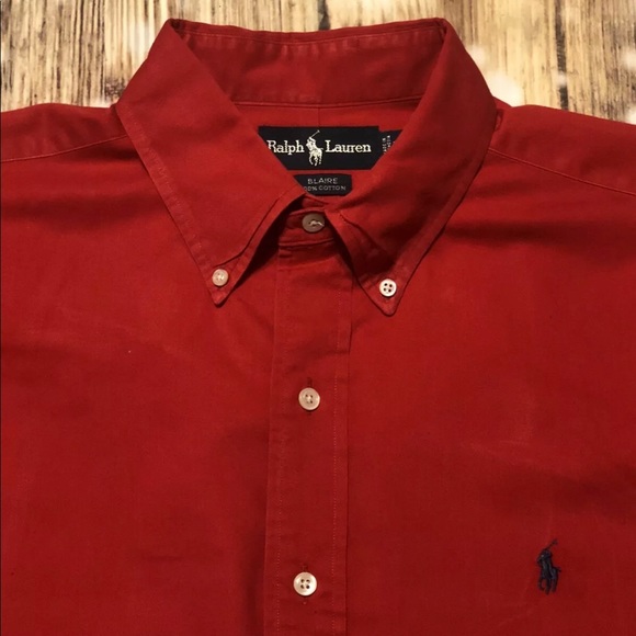 Polo Ralph Lauren Other - RED Mens Polo Ralph Lauren Blake Shirt Large